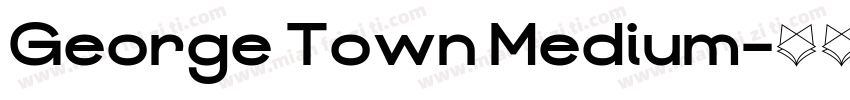George Town Medium字体转换